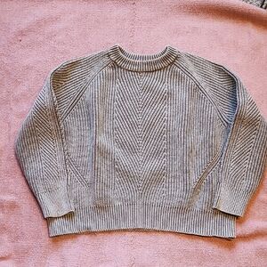 Demylee Cotton Chelsea Sweater In Grey